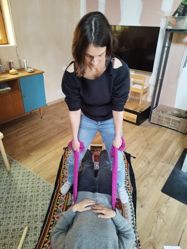 soin grossesse avec rebozo